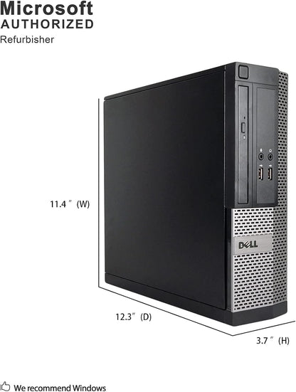 Dell 390 DT Desktop i3-2100 8GB 1TB HDMI WiFi Renewed