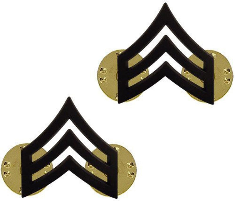 Vanguard 3453800S SGT Army Collar Pins Black — main product image