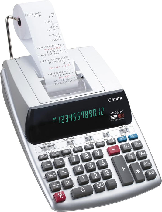 Canon 8077A006AA MP25DV-3 Two-Color Printing Calculator
