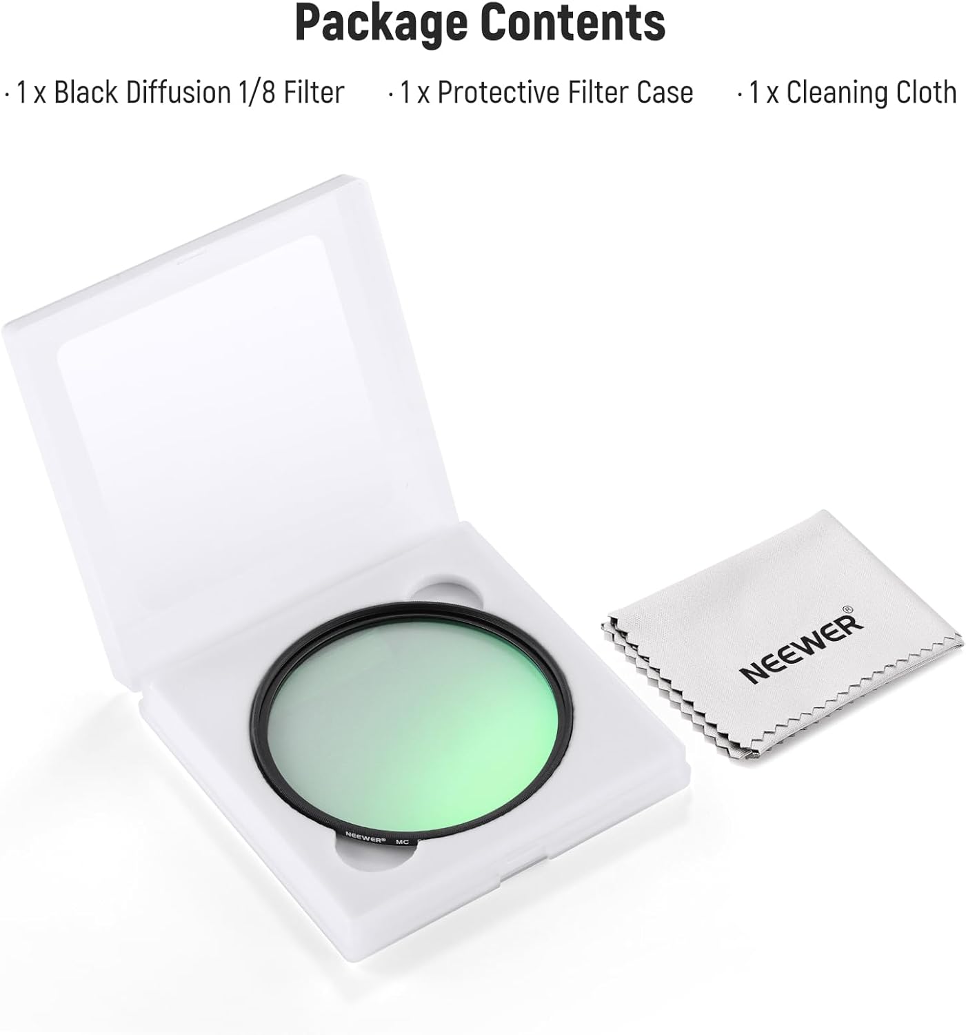 Neewer B0DFT8SNRN 82mm Black Diffusion 1/8 Filter