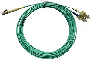 Monoprice 141705 OM4 Fiber Optic Cable - 2m LC/SC 10GB Multi Mode