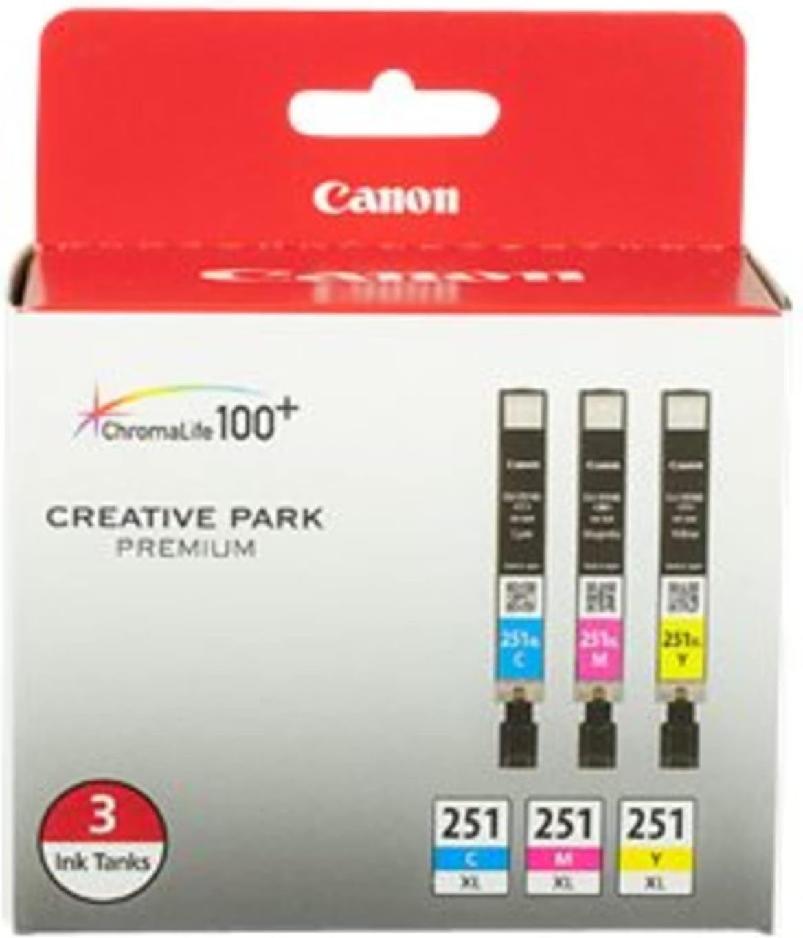 Canon CLI-251XL 3PK Color Ink Cartridge Multi-Pack