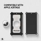 Pelican PP054786 AirTag Luggage Lock Tracker Titanium