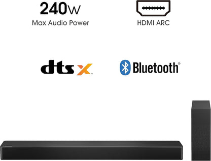 Hisense HS2100 2.1 Ch Sound Bar with Wireless Subwoofer