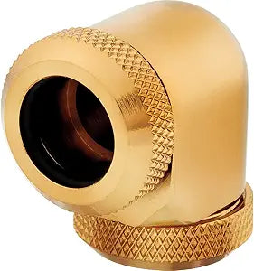 Corsair CX-9052023-WW XF Hardline 90° Fittings 12mm Gold 4-Pack