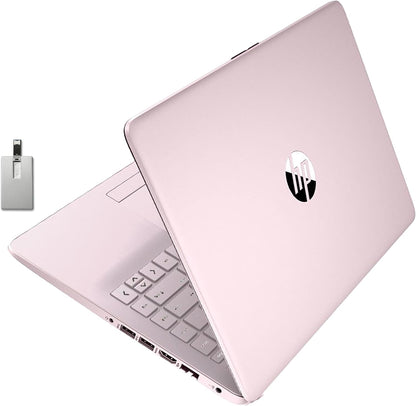 HP Stream 14" HD Laptop Celeron 16GB RAM 64GB eMMC Pink