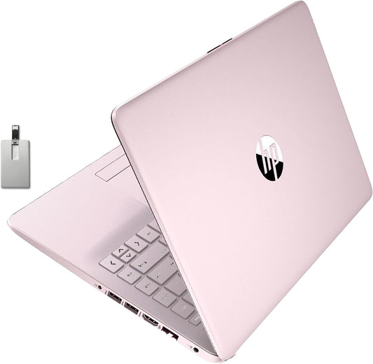 HP Stream 14" HD Laptop Celeron 16GB RAM 64GB eMMC Pink