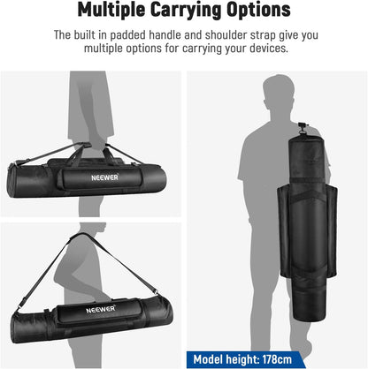Neewer Tripod Carrying Case Heavy-Duty Waterproof Bag