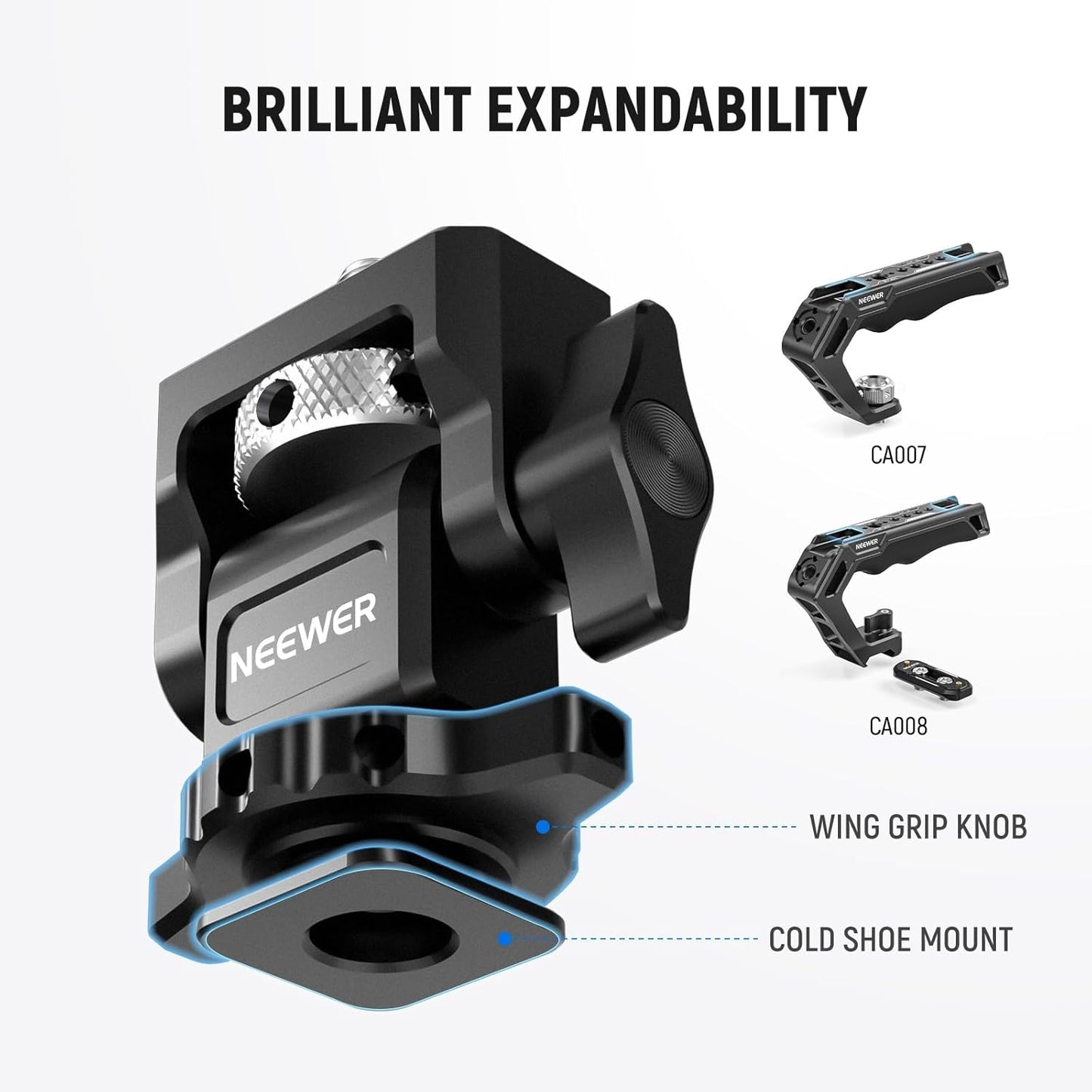 Neewer MA002 Camera Monitor Mount - Swivel/Tilt