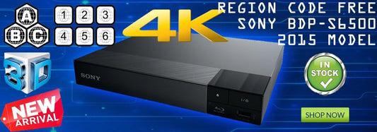 Sony 3D Blu-ray Disc Player Multi Region Wi-Fi HDMI