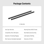 Neewer 10104677 15mm Rods for Camera Rig