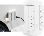 GE 81781 6-Outlet Swivel Surge Protector Wall Tap - 980 Joules