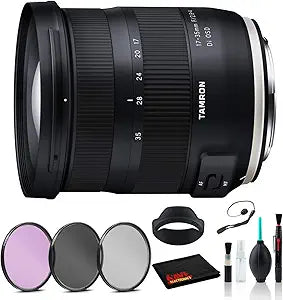 Tamron 17-35mm f/2.8-4 DI OSD Nikon F Wide Angle Lens Bundle