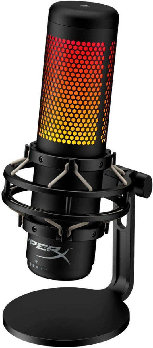 HyperX HMIQ1S-XX-RG-G-B/4P5P7AA-B QuadCast S RGB USB Microphone Renewed