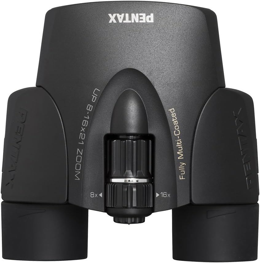 Pentax UP 8-16x21 Black Zoom Binoculars - Multi-Coated Optics