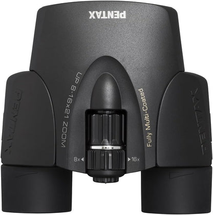 Pentax UP 8-16x21 Black Zoom Binoculars - Multi-Coated Optics