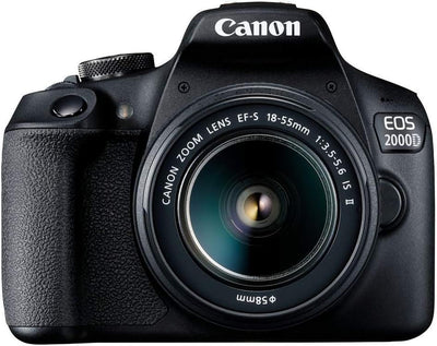 Canon 2728C002 EOS 2000D (Rebel T7) DSLR Camera - Renewed