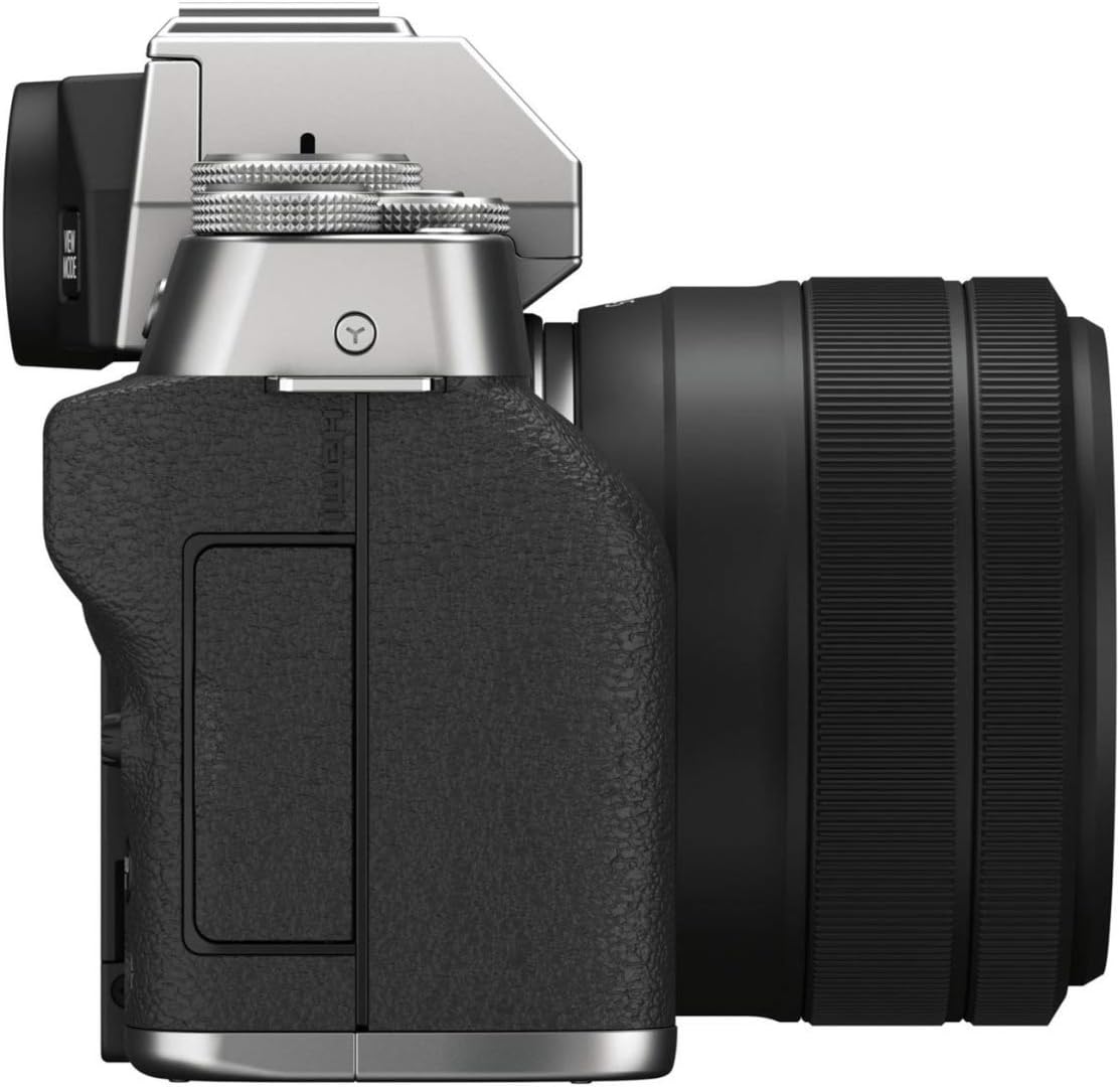 Fujifilm X-T200 Mirrorless Camera XC15-45mm Lens Kit Silver