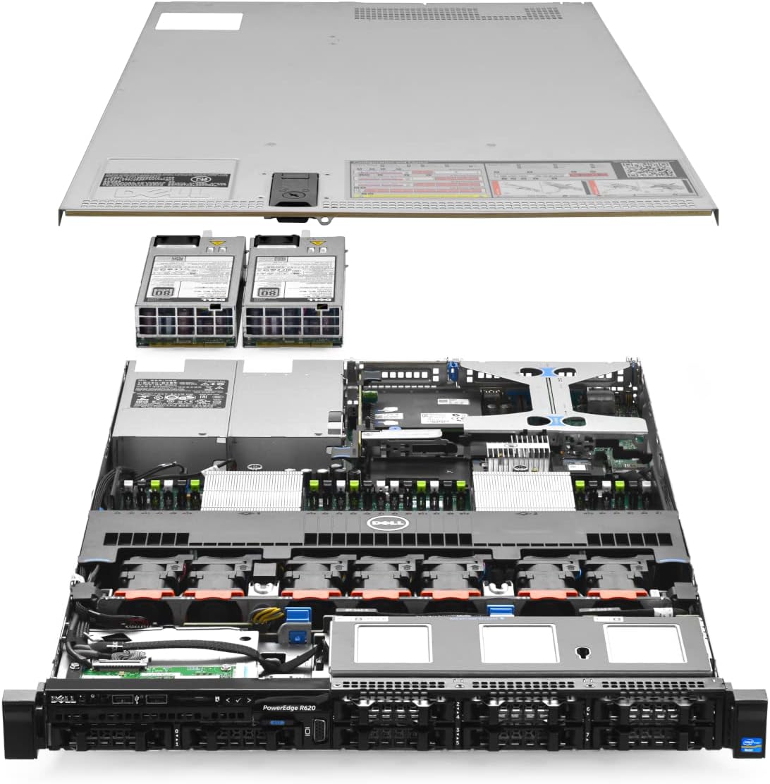 Dell PowerEdge R620 Server 16-Core 128GB Renewed