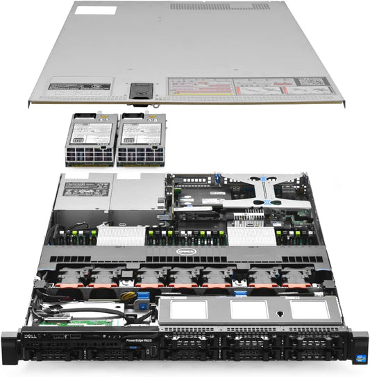 Dell PowerEdge R620 Server E5-2670v2 - Renewed
