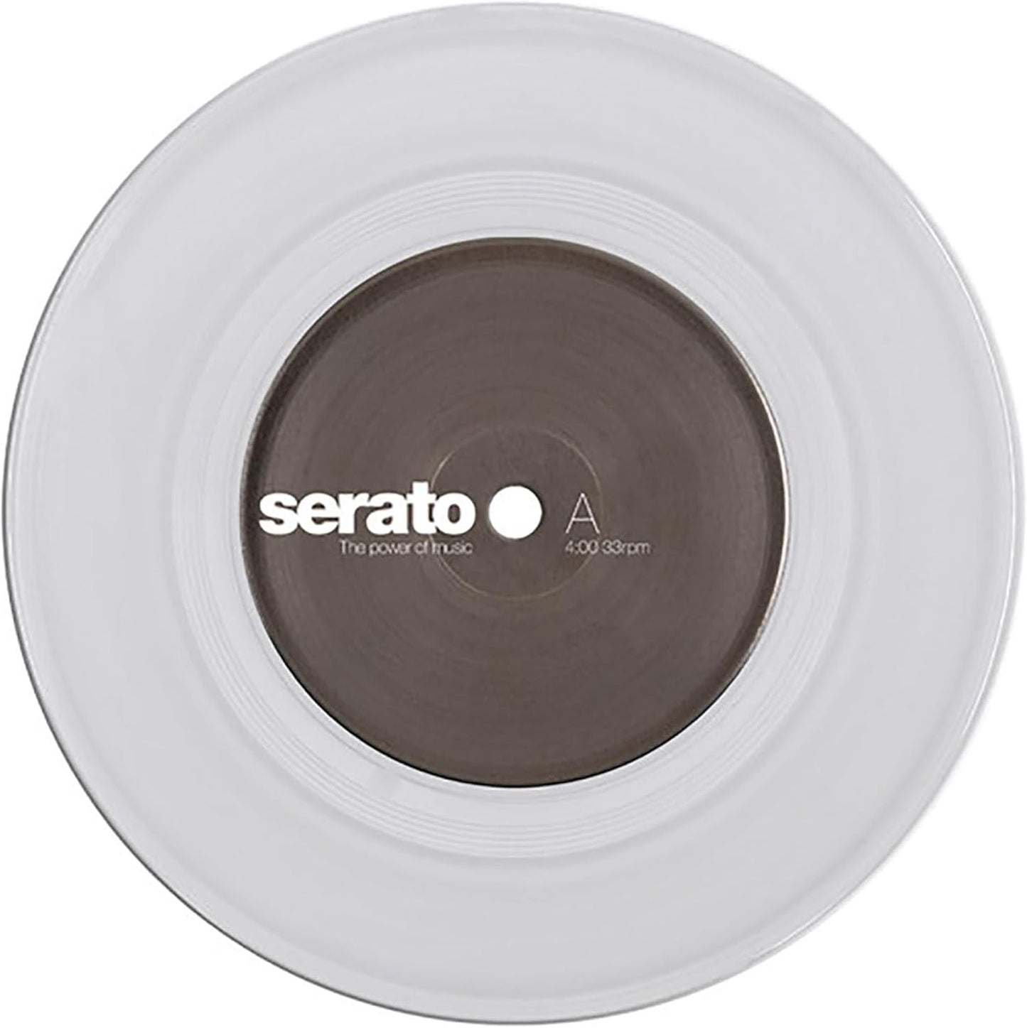 Serato Control Vinyl 10-inch Standard Colors Clear Pair