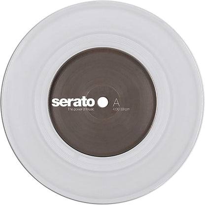 Serato Control Vinyl 10-inch Standard Colors Clear Pair
