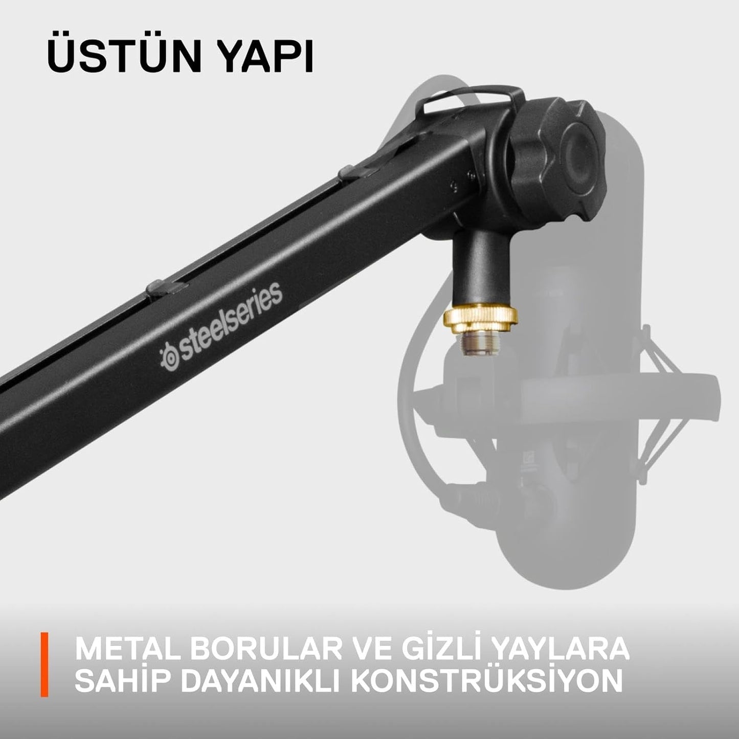 SteelSeries 60474 Alias Pro Mic Boom Arm for Streaming