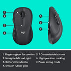 Logitech M510 Renewed Wireless Graphite Computer Mouse