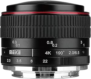Meike MK-6.5mm Sony f/2.0 Fisheye Lens