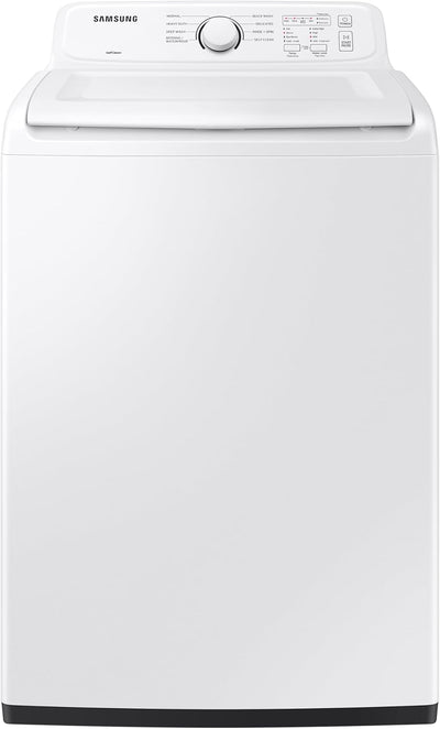 Samsung WA41A3000AW/A4: 4.1 cu. ft. Top Load Washer, Soft-Close Lid, White