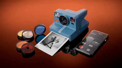Polaroid Now+ Renewed Blue Gray Instant Camera