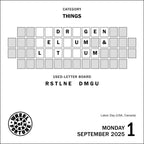 Sony Wheel of Fortune 2025 Day-to-Day Calendar