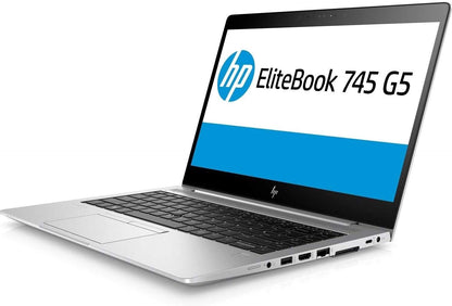 HP H10459 EliteBook 745 G5, 14" Ryzen 7 Pro, 16GB RAM, 256GB SSD, Renewed