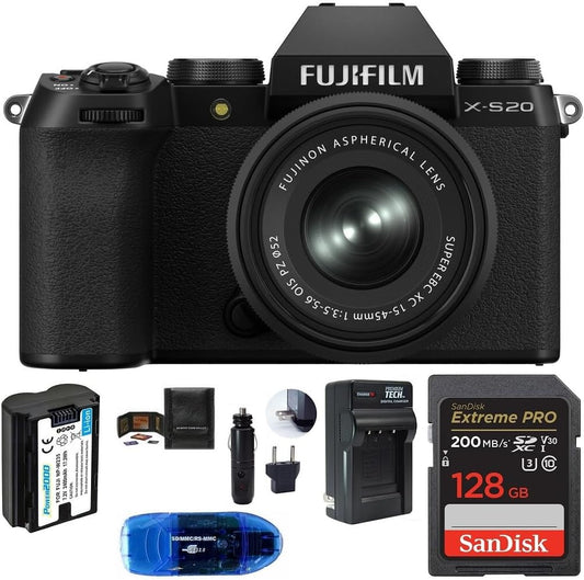 Fujifilm X-S20 15-45mm Lens Vlogging Camera Kit
