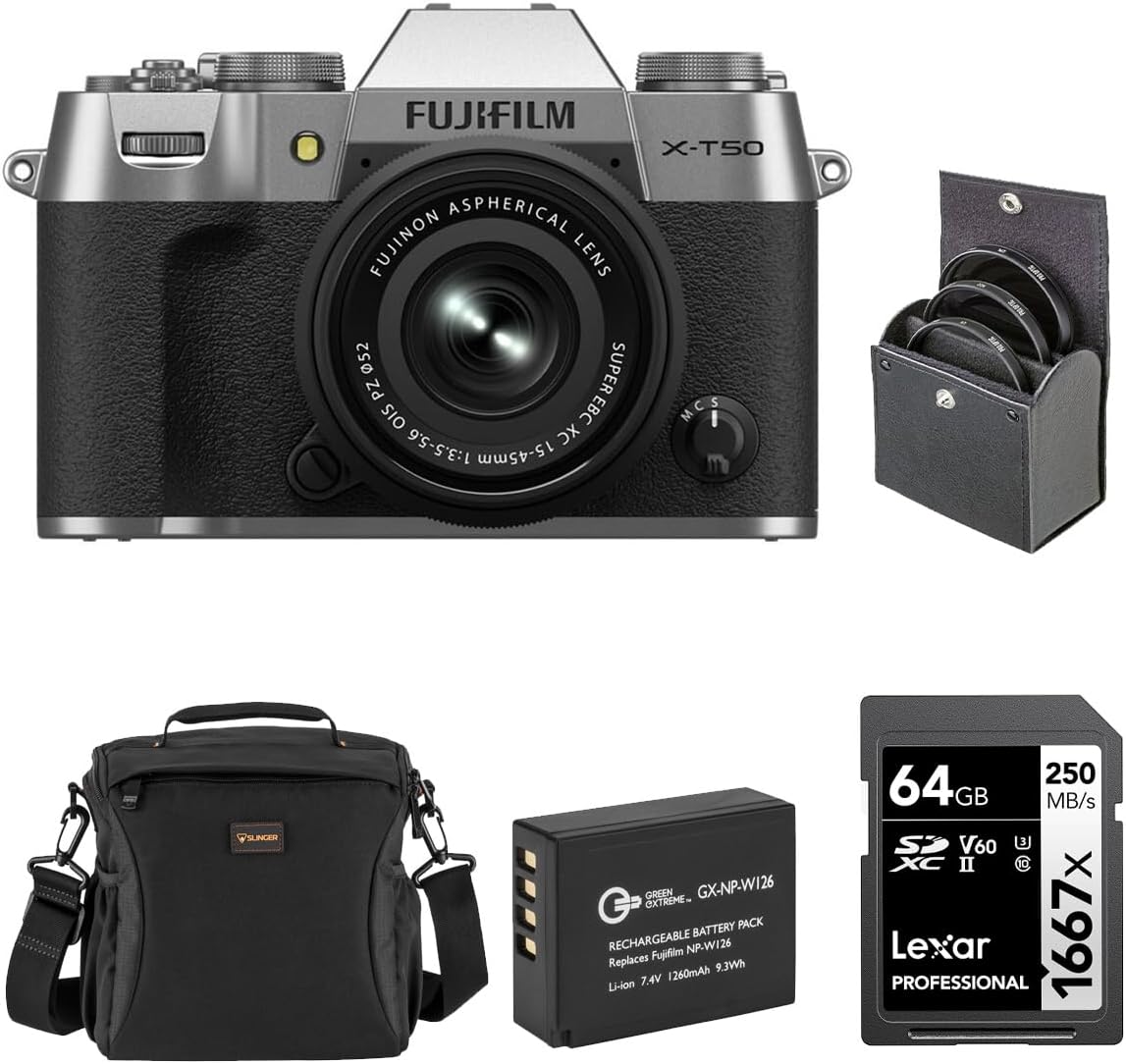 Fujifilm FUJIFILM X-T50 Mirrorless Camera XC 15-45mm Kit