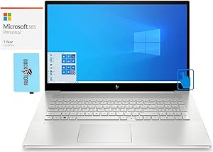 HP Envy 17t CG i7 MX450 16GB 512GB SSD Laptop