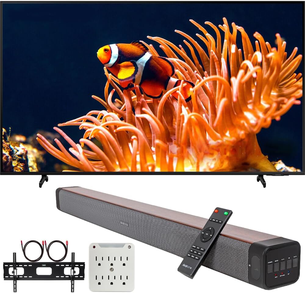 Samsung E2SAMUN50DU8000 50" 4K UHD Smart TV Bundle