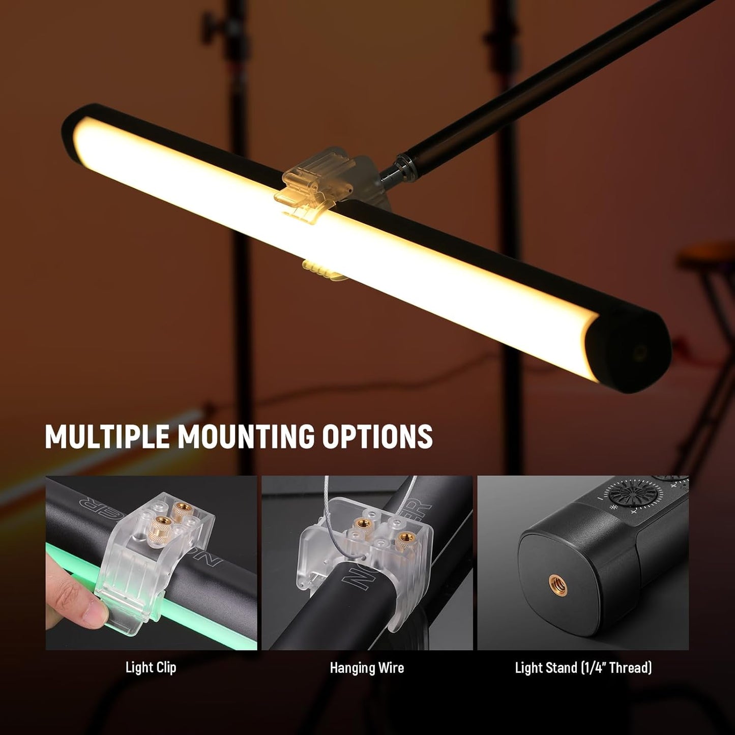 Neewer 10102495 TL60 RGB Tube Light Photography Wand