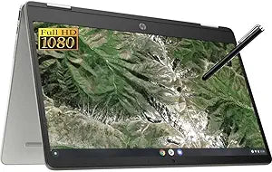 HP 14a X360 Chromebook 14-inch FHD Touchscreen Renewed