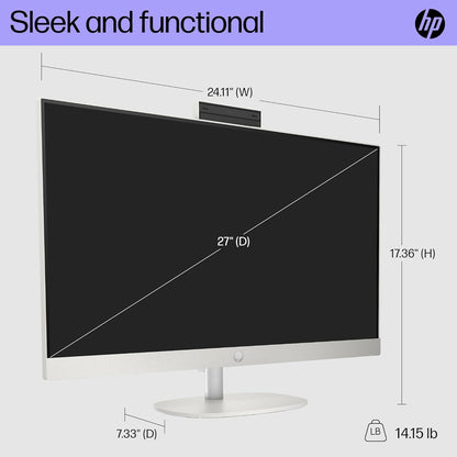 HP 7G9S3AA#ABA 27-inch All-in-One Desktop PC with Intel i5