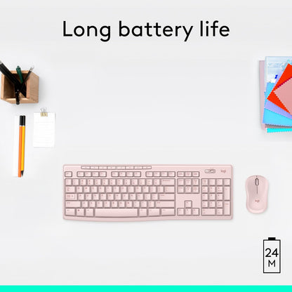 Logitech 920-013289 K270 Rose Wireless Keyboard