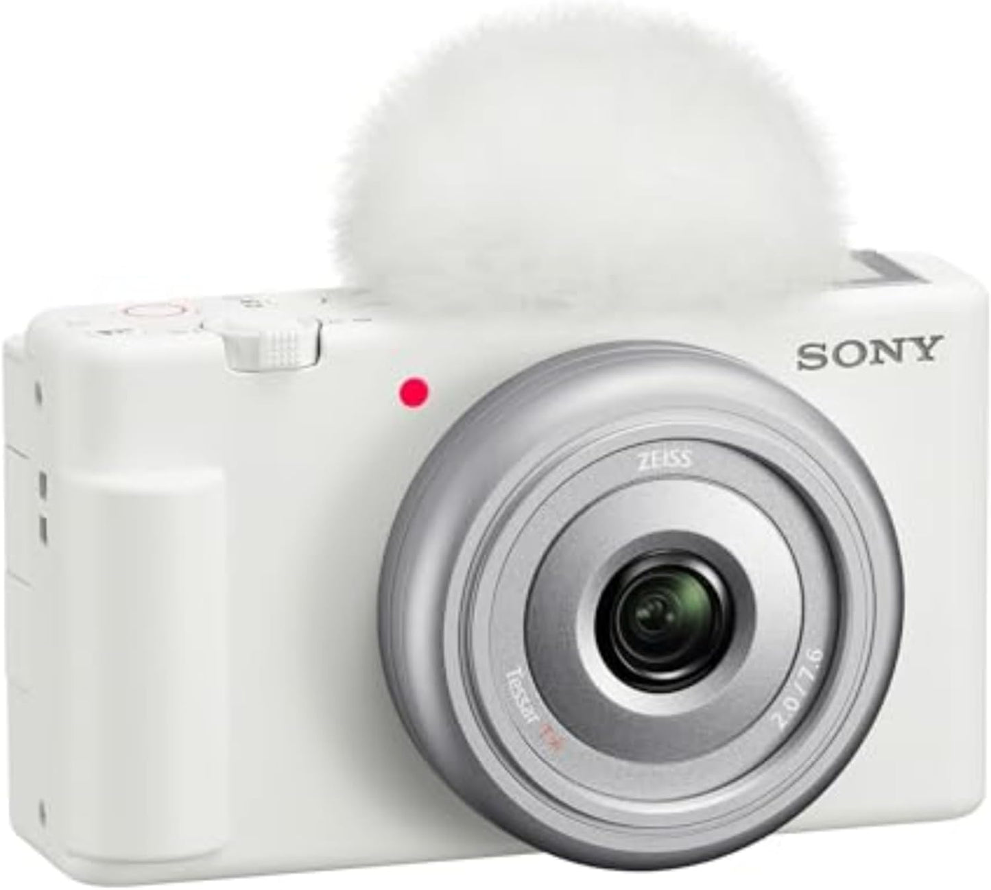 Sony ZV1F/W Vlog Camera White Content Creator Bundle