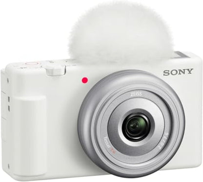 Sony ZV1F/W Vlog Camera White Content Creator Bundle
