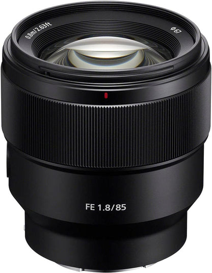 Sony FE 85mm f/1.8 Portrait Lens Bundle (Renewed)