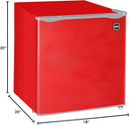 RCA RFR160-Red 1.6 Cubic Feet Mini Fridge
