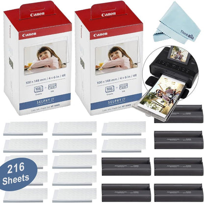 Canon 2234C001 SELPHY CP1300 Photo Printer Bundle