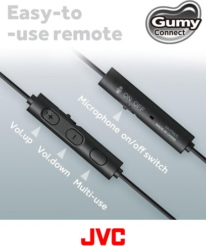 JVC HA-FR9UC-B Gumy Connect USB-C Earphones Microphone