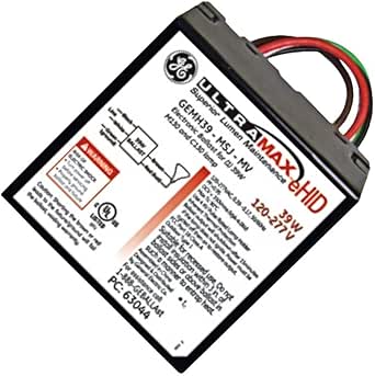 GE GEMH39-MSJ-MV HID UltraMax eHID Ballast — main product image