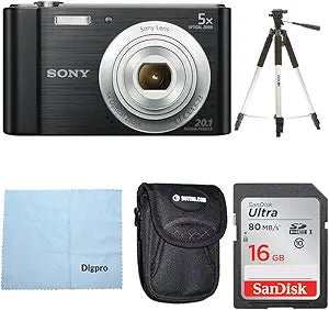 Sony E1SNDSCW800B DSC-W800 Point and Shoot Camera Bundle