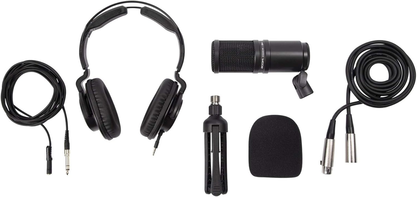Zoom ZDM 1 2-Person Podcast Mic Pack - with Boom Arms
